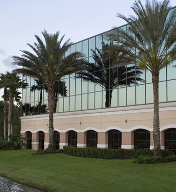 Commercial Building with Landscaping in Coral Gables, FL